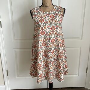 Sweet Claire Size S, cutest sleeveless swing dress, floral print
